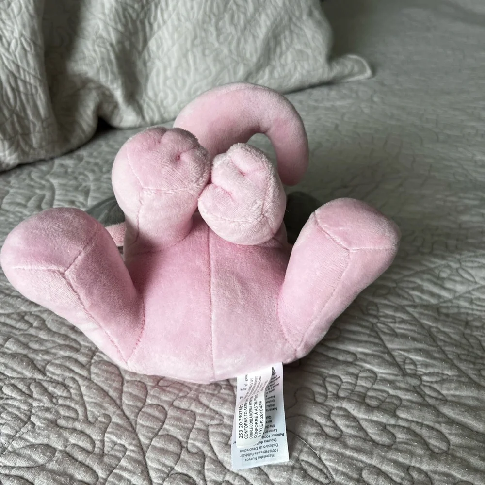 Bedtime Originals Twinkle Toes Hazel Pink Elephant 10 inch Plush Toy